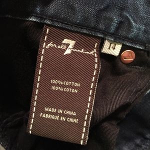 7 For All Mankind Jeans Standard size 14